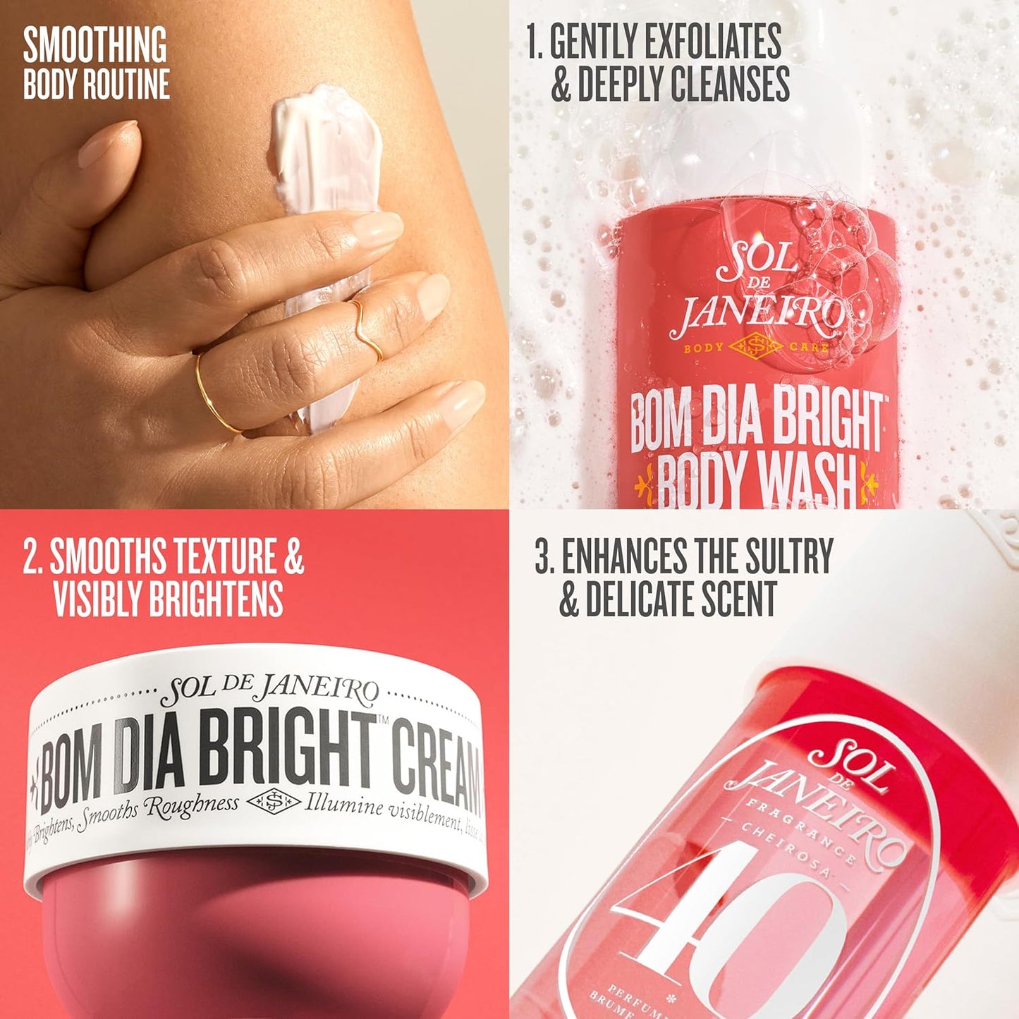 Sol De Janeiro Bom Dia Bright Clarifying AHA BHA Body Wash