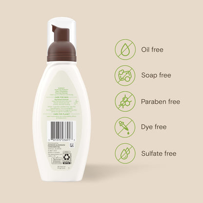 Aveeno Positively Radiant Clear Complexion Foaming Facial Cleanser, Oil-Free with Soy Extract & 0.5% Salicylic Acid, Hypoallergenic Acne Treatment Face Wash for Acne-Prone Skin, 6 Fl Oz